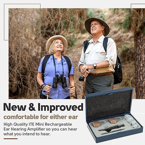 Vista 6 de Amplificador de audición para oído ITC de NewEar, 1 par Beige