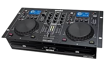 GEMINI CDM-4000 CD DJ CDJ プレーヤー ミキサー Gemini CDM-4000BT CD/MIXER Combo Player With BT Input