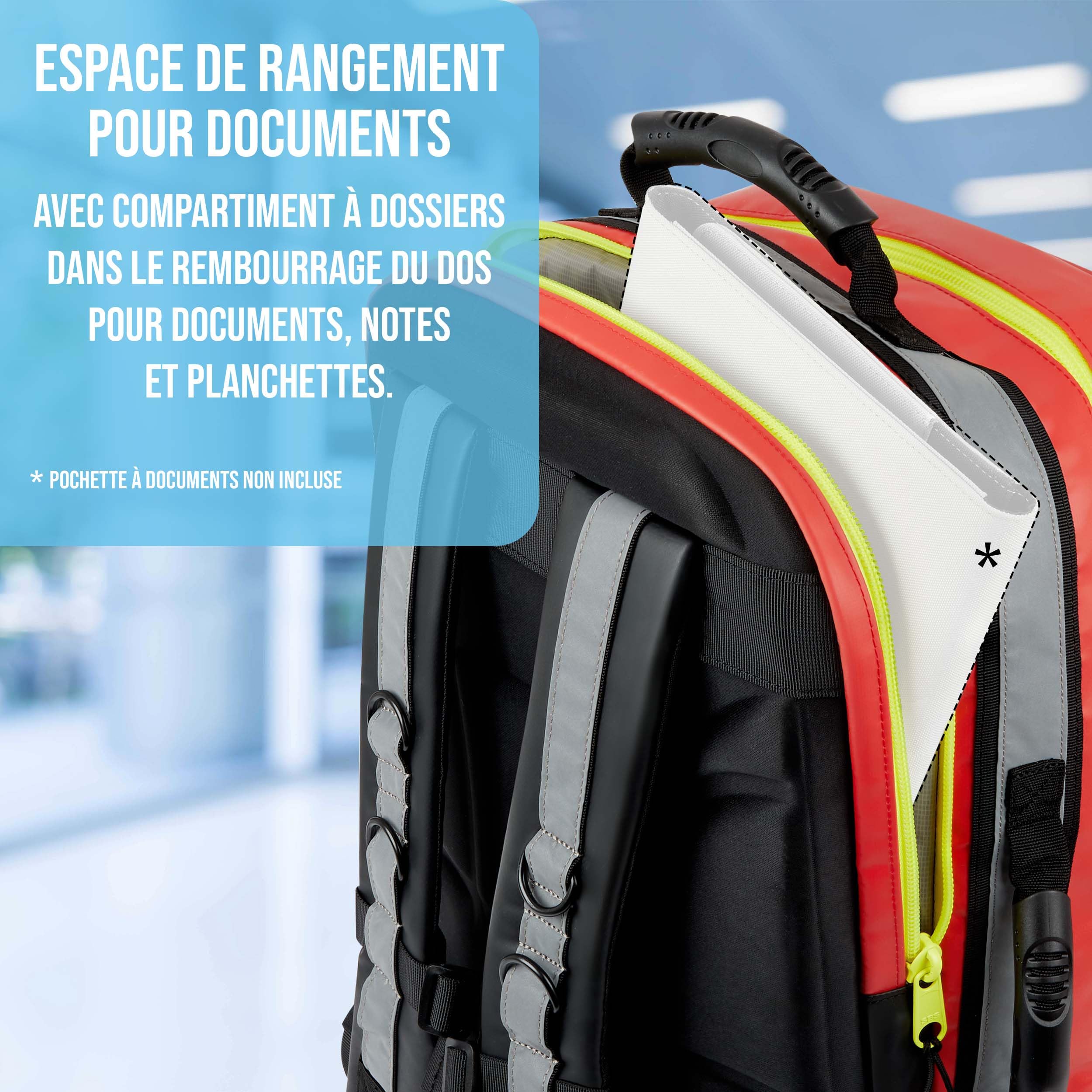 Pulox Sac à dos de premiers secours - Grand Sac à dos médical d'urgence professionnel avec système modulaire - complet avec contenu Advance