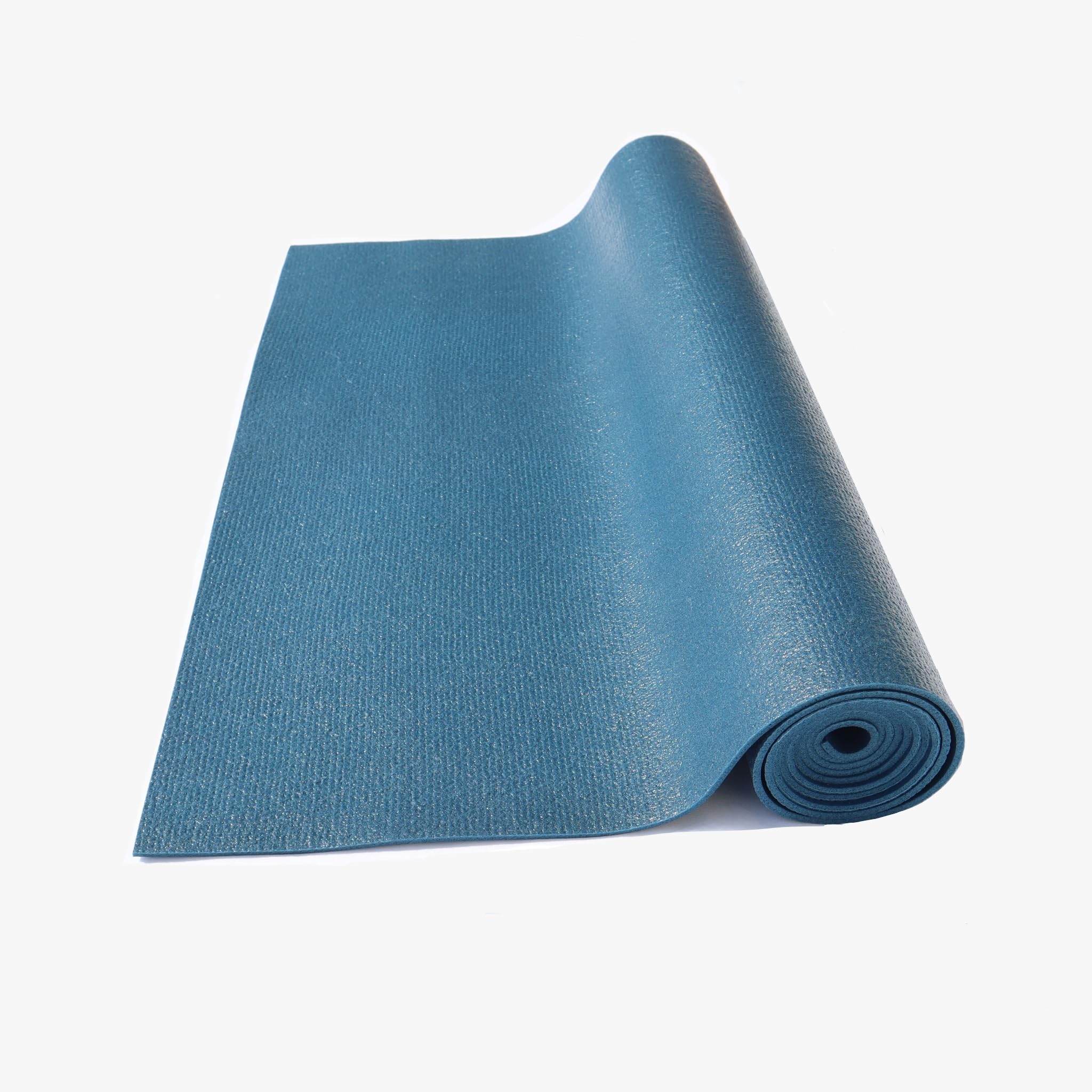 Yogikuti Sticky Yoga Mat – PVC Professional Non-Slip Yoga Mat for Iyengar Yoga, Strong Grip & Alignment Support, Durable Crease-Resistant Yoga Exercise Workout Mat for Men & Women (Blue, 3mm)-image-13