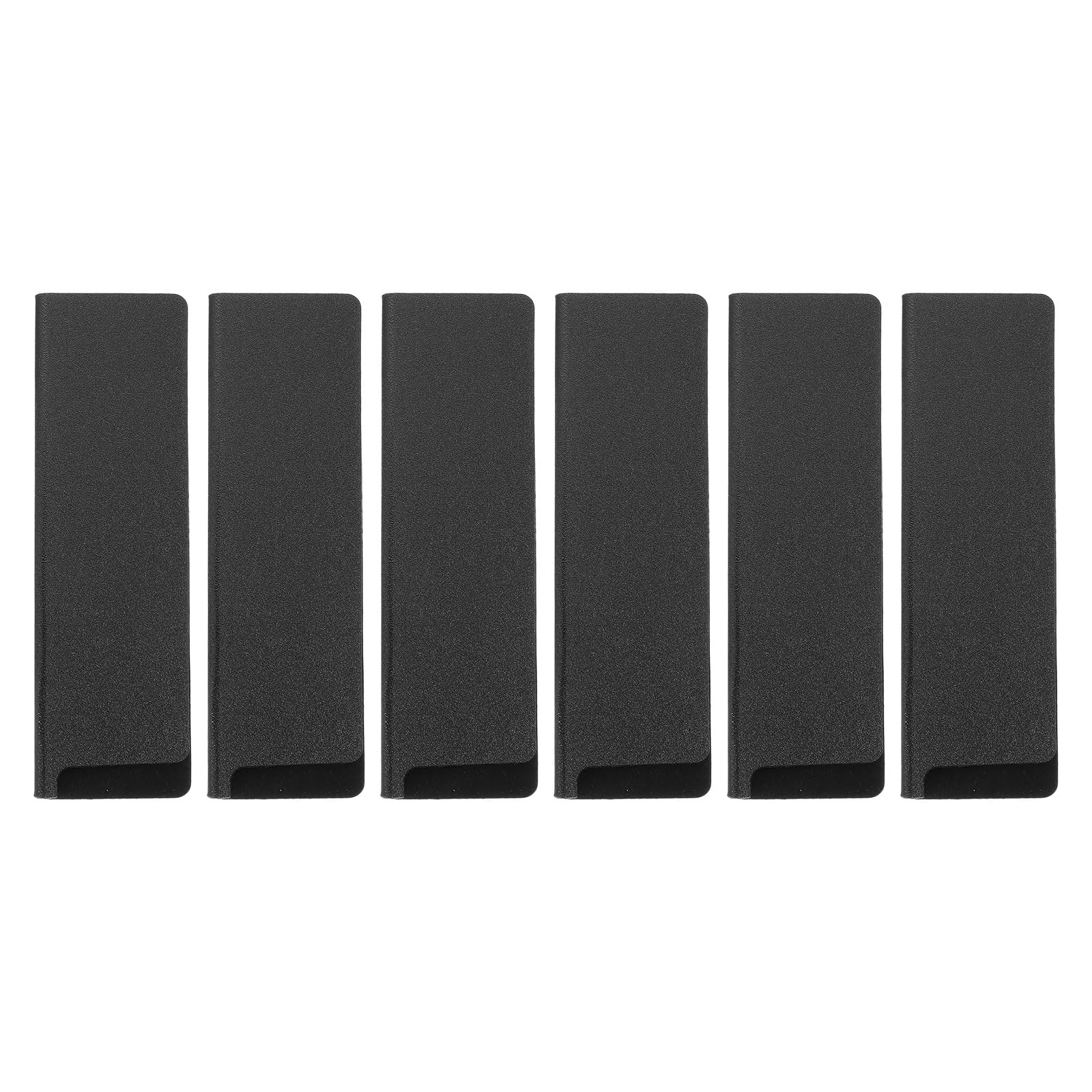 sourcing map 6 Pcs Knife Tip Guards 6.5"x 2" ABS Knife Cover Sleeves Case Blade Protector Universal Sheath for Home Kitchen, Black