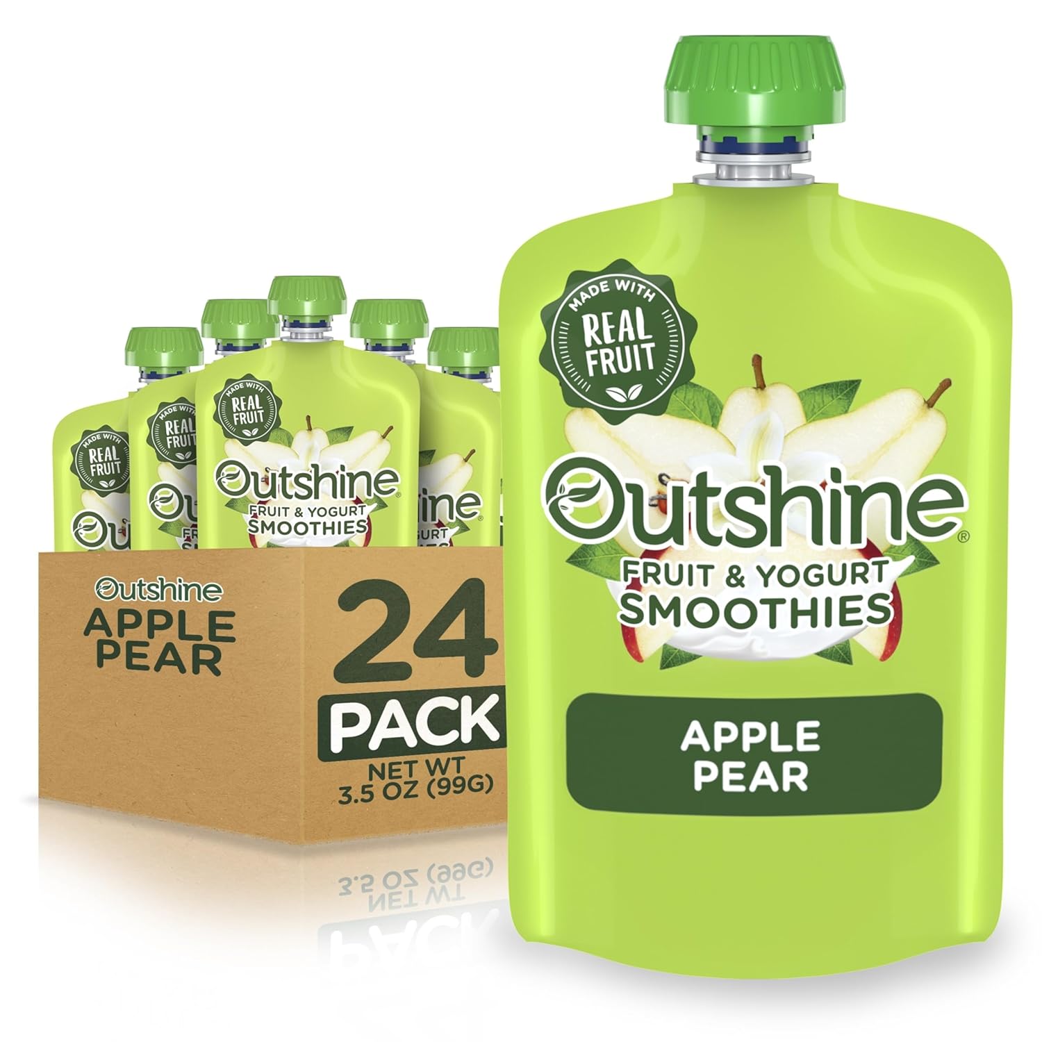 Outshine Smoothie Pear Van 6(4x3.5oz) US