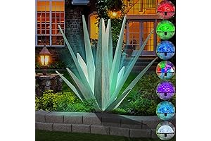 Large Size Tequila Rustic Sculpture, Metal Yard Art, Metal Agave Plants Outdoor Decor