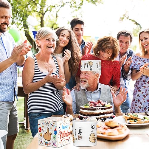 Miniatura 7 de Regalos de feliz cumpleaños 60 para niños o niñas, rollo de papel higiénico divertido de 3 capas, papel higiénico de broma de 250 hojas,