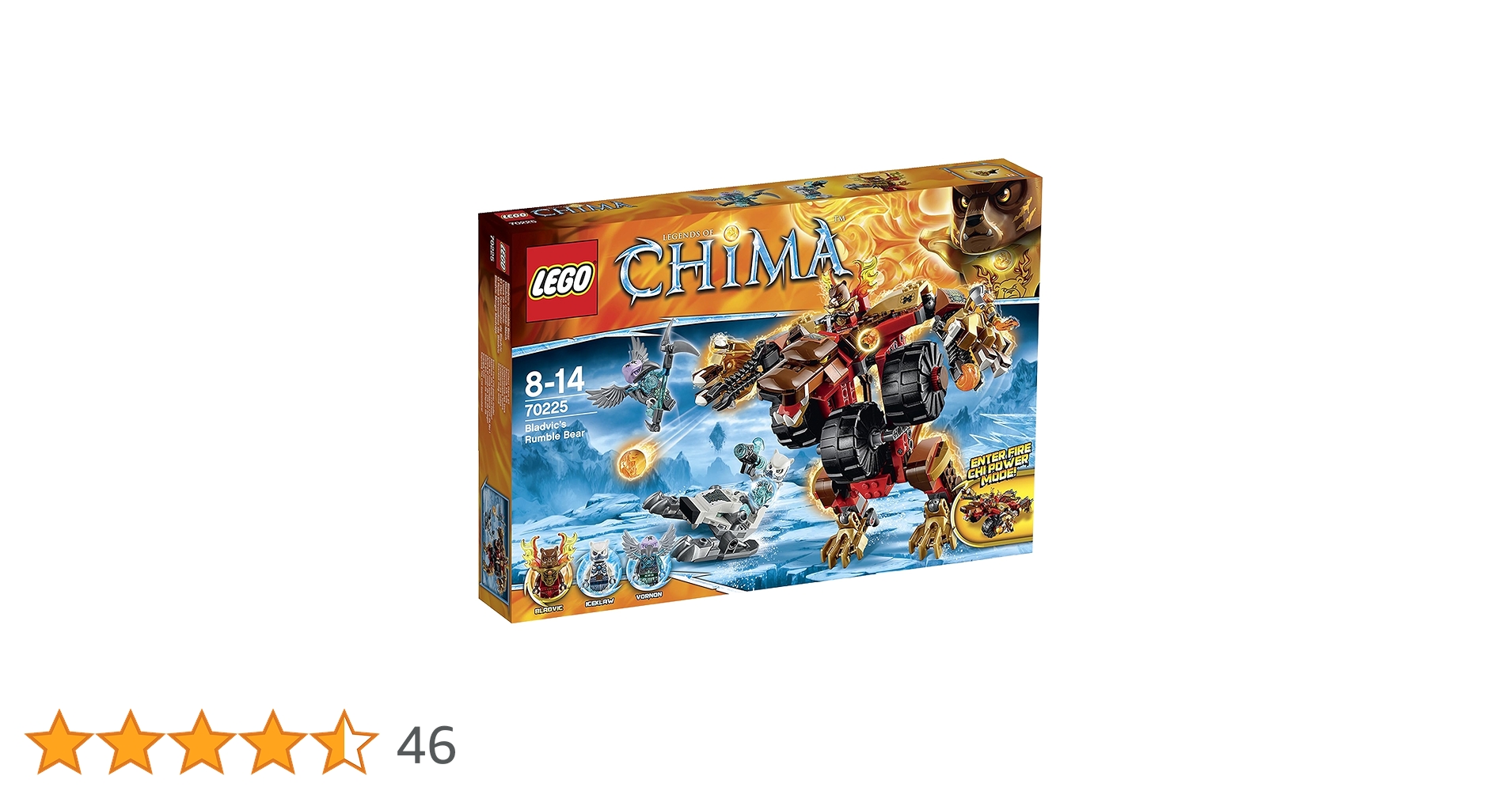 Amazon.co.jp: レゴ チーマ ブラビックのランブルベアー 70225 : おもちゃ