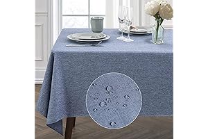 JUCFHY Navy Blue Rectangle Tablecloth