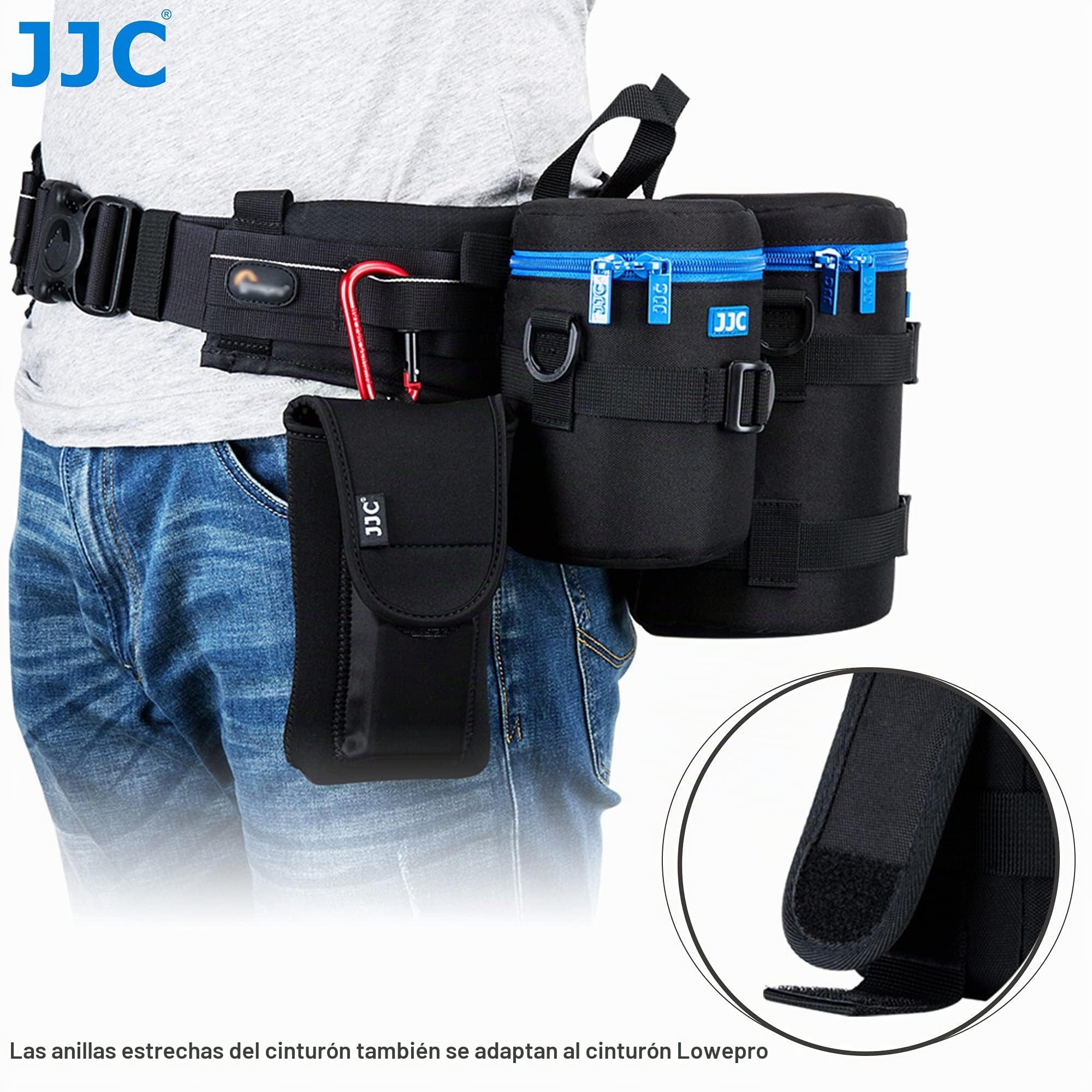 JJC Resistente al Agua Deluxe Funda Protectoras Bolsa con Correa para Sony FE 200-600mm F5.6-6.3G OSS, Nikon Nikkor Z 600mm F6.3 VR S, Z 180-600mm F5.6-6.3 VR Objetivo y Lentes con 140 x 370mm