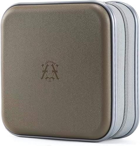 Miniatura 7 de alavisxf xx Estuche para CD, 48 capacidad de plástico duro para DVD con cremallera portátil para CD y disco de almacenamiento grande para viajes en