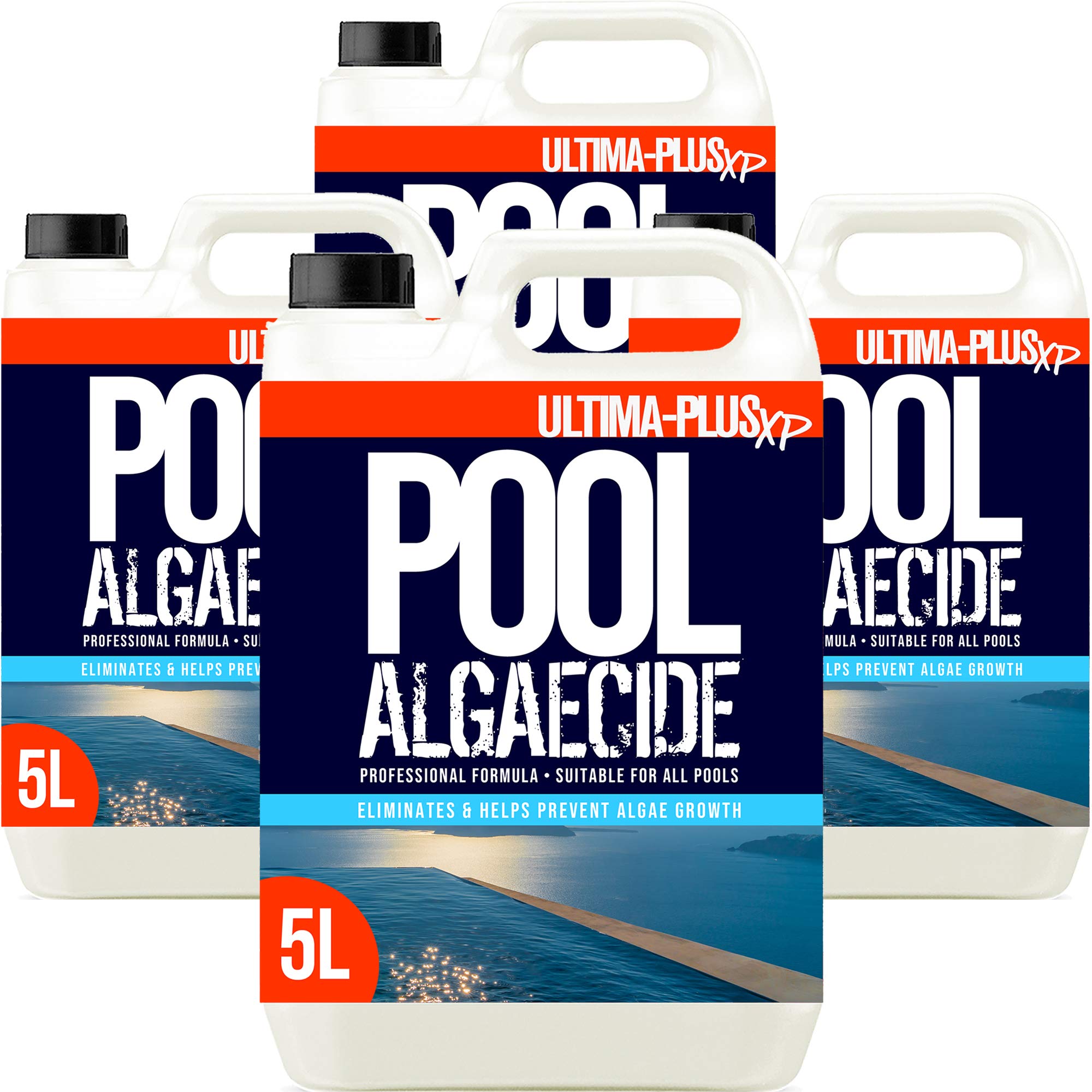 Ultima-Plus XP Pool Algaecide - Removes Algae in Pools, Hot Tubs and Spas & Prevents Algae Regrowth - Suitable for all Pools (20 Litres)