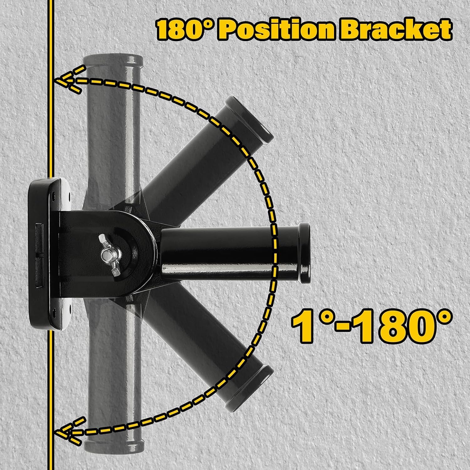 American Flag 3x5 FT with Pole Kit, 6FT Tangle Free Black Flagpole, Heavy Duty Spun Polyester US Flag with Embroidered Stars, Sewn Stripes, Brass Grommets, and Mounting Bracket for Outside House - Image 5