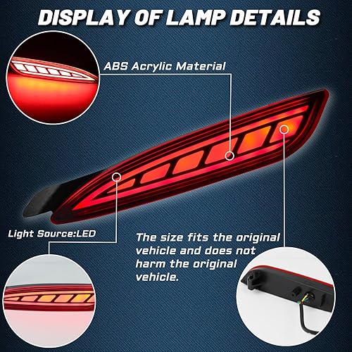 Miniatura 2 de Switchback - Lámpara LED frontal antiniebla directaazul con luz intermitente, luz intermitente, luz intermitente, compatible con Mazda cx5 cx-5 2022