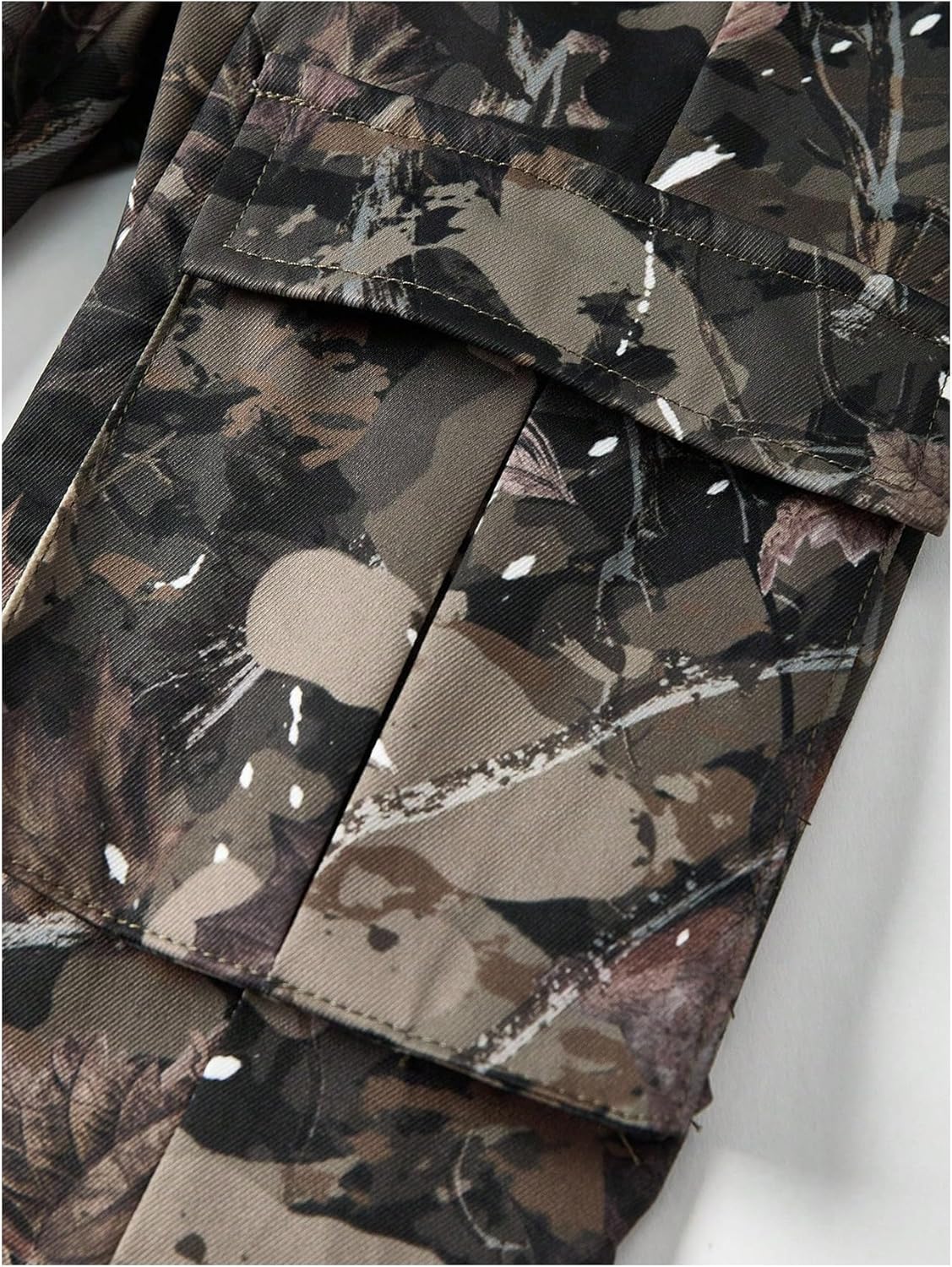 SOLY HUX Boy's Camo Cargo Pants Elastic Waist Baggy Pants Trousers Streetwear - Image 4