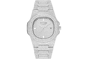 Luxury Unisex Crystal Fashion Quartz Iced Out Watch
