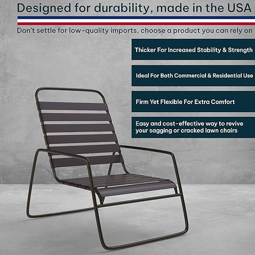 Miniatura 4 de Correa de vinilo de 2 pulgadas de ancho y 20 pies de largo, correas de repuesto para sillas de patio, correas de vinilo para reparación de muebles