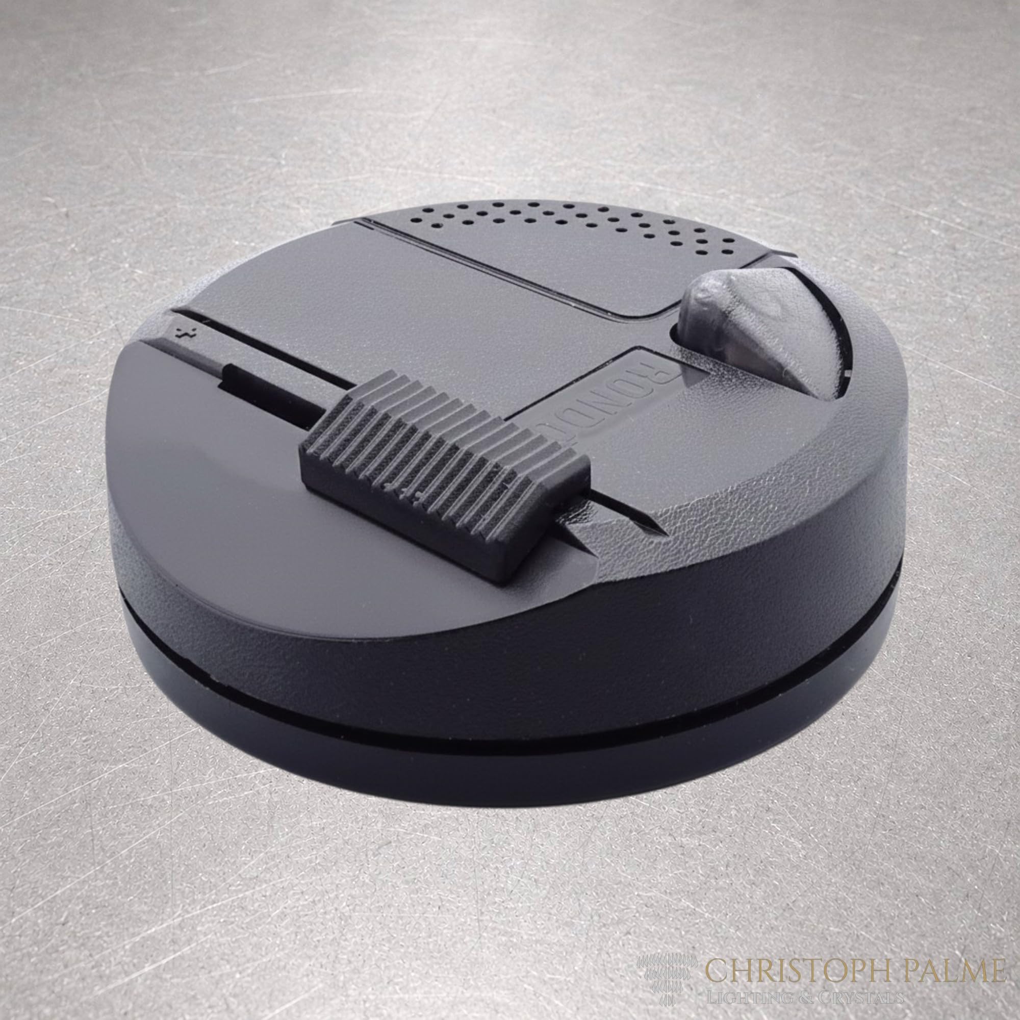 Relco LED Fußdimmer RL5600 RS5600 Schwarz 230 V 4–100 W LED 40–250 W Halogen mit 2 Ausgängen für Stehlampen Deckenfluter und Leselampen