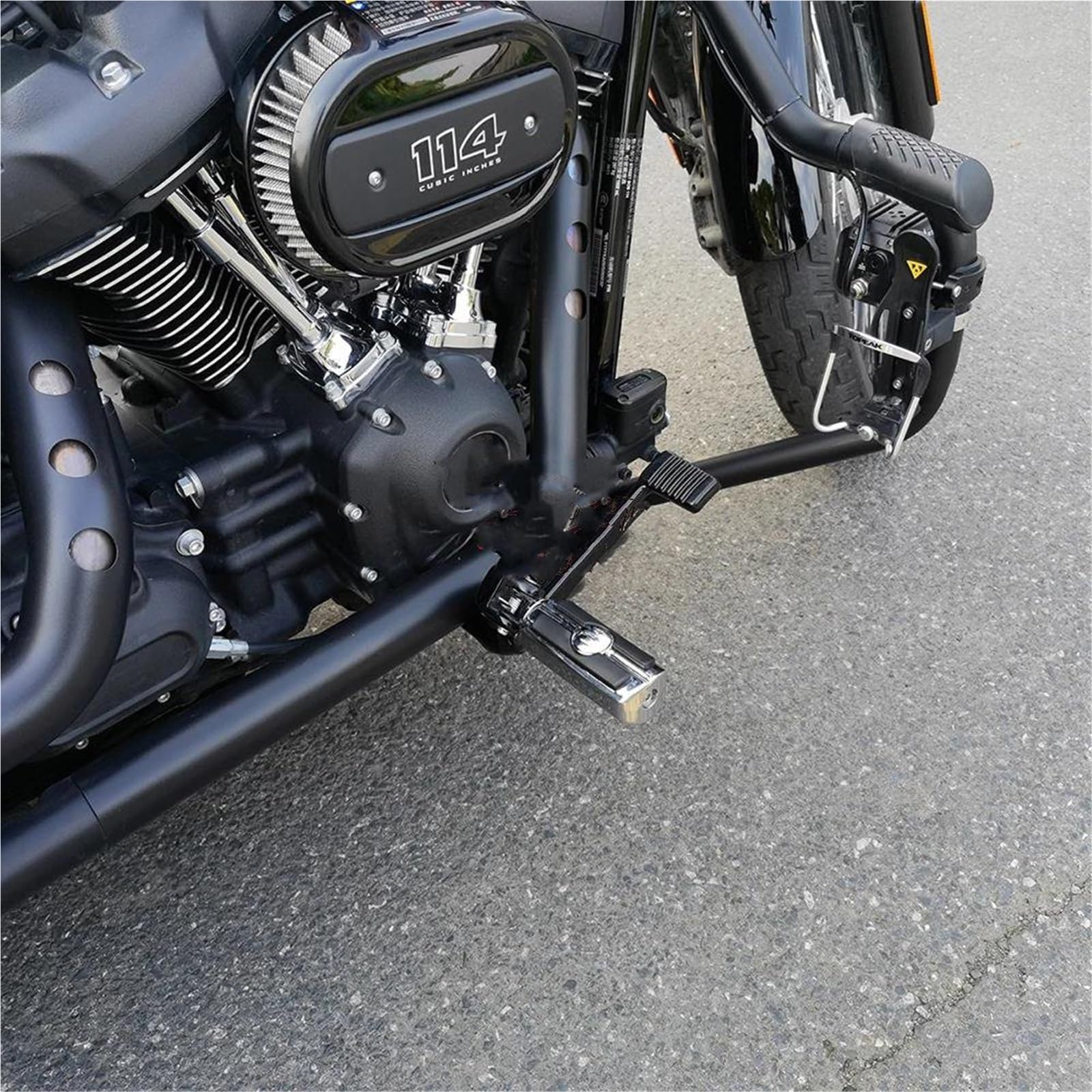 Accesorios para clavijas Accesorios De Motocicleta Para Suzuki Para Boulevard M109R 2006-2009 2010 2011 2012 2013 2014 2015 Estriberas Delanteras Para Conductor Reposapiés Pedales Piezas(Nero)