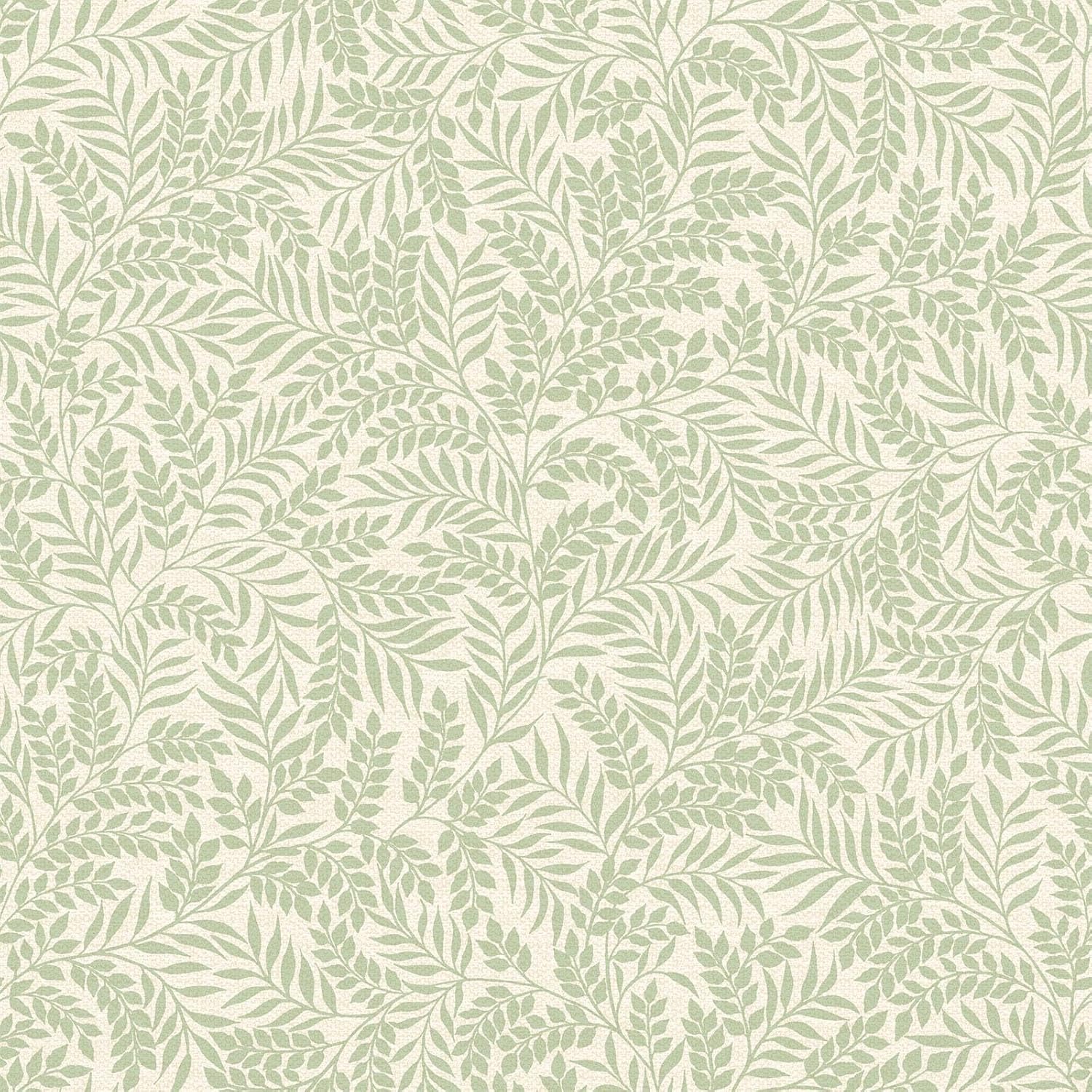 Holden Mini Leaf Trail Sage Green Wallpaper – Non-Pasted, Botanical Leaf Pattern, Washable & Wet Removable, Covers 56 sq ft – Perfect for Living Room, Bedroom, Dining Room, Hallway