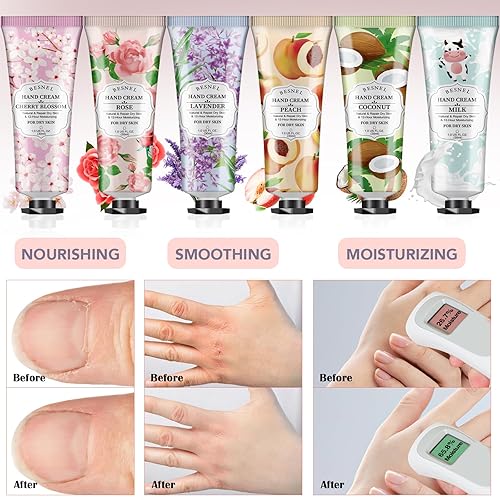 Miniatura 4 de BESNEL Paquete de 24 cremas de manos con fragancia vegetal, juego de regalo de crema hidratante para el cuidado de las manos, mini loción de manos