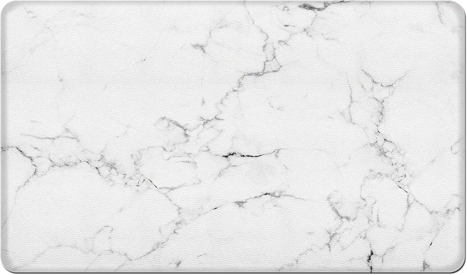 FYATHM Marble White Kitchen Mats for Floor Anti Fatigue