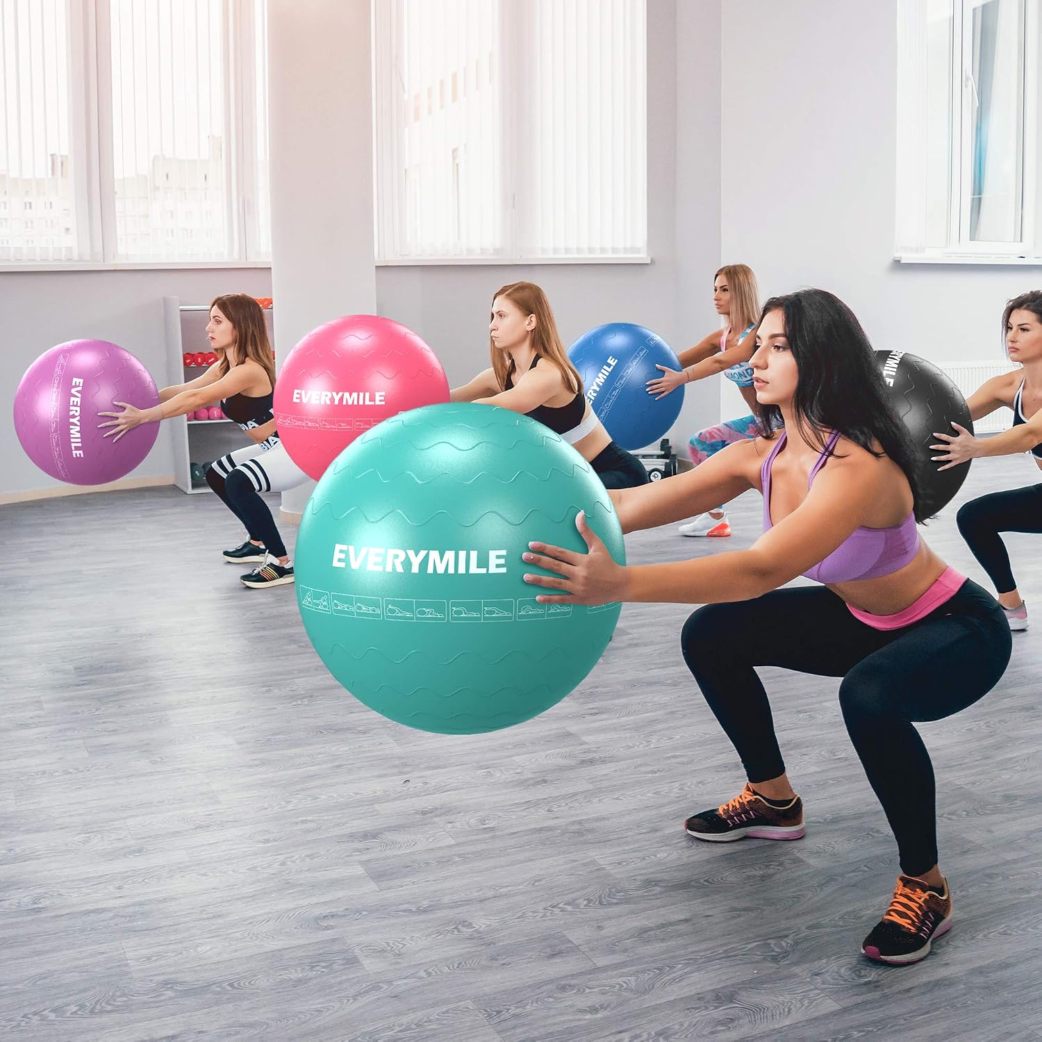 Bеѕt Cуbеr Mоndау 🔥 EveryMile Exercise Ball (55-75cm), Thick & Anti Burst Yoga Ball Chair, Stability Ball for Balance, Exercise, Workout, Core Training, Quick Pump Included, Balance Ball in Gym, Office, Indoor Uр Tо 40% оƒƒ EveryMile Exercise Ball (55-75cm), Thick & Anti Burst Yoga Ball Chair, Stability Ball for Balance, Exercise, Workout, Core Training, Quick Pump Included, Balance Ball in Gym, Office, Indoor