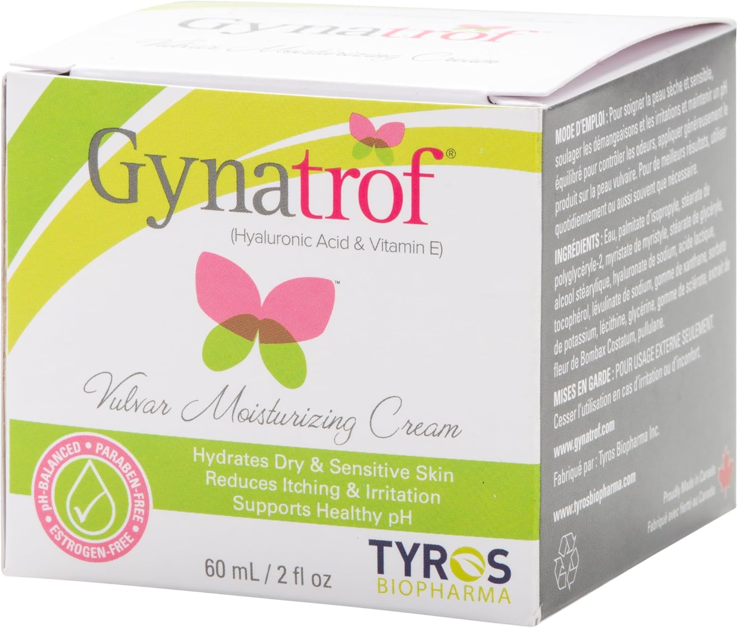 Gynatrof Vulva Moisture Cream Hormone Free, Clinically