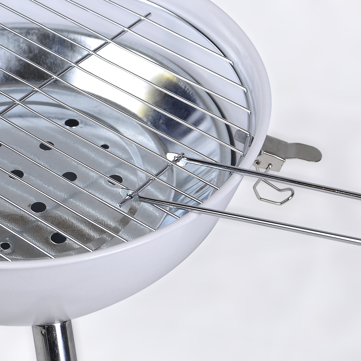 Mini Kugelgrill für Terrasse + Barbecue Ø 30 cm grün
