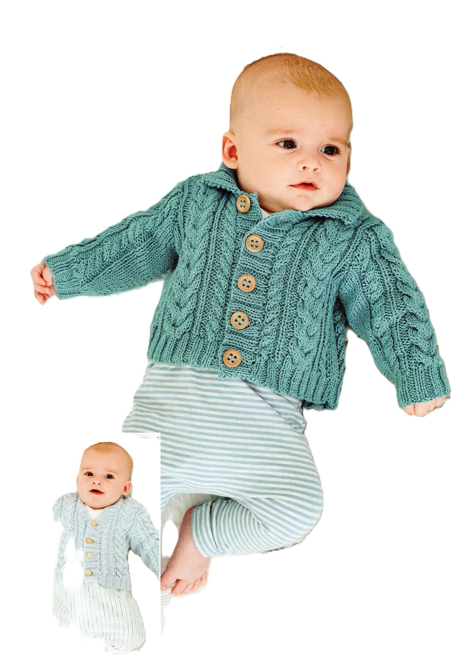 Stylecraft Women's Multicolor 9833 Baby Dk Cardigans Knitting Pattern