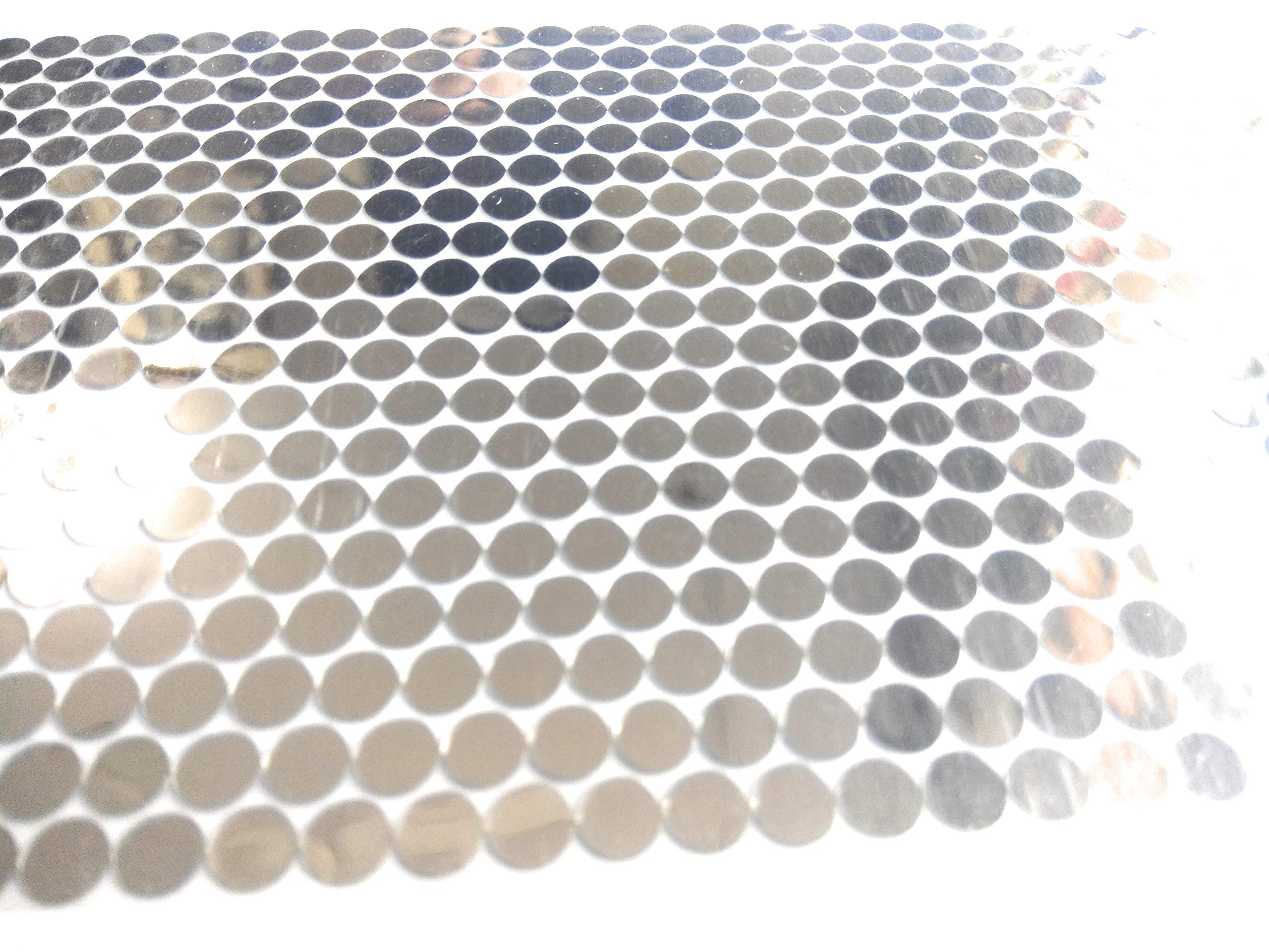 Vardhman Traders 6mm Mirror Round Silver Sticker Sheets - Set of 5 Sheets(Total-7000pcs Approx)-image-32