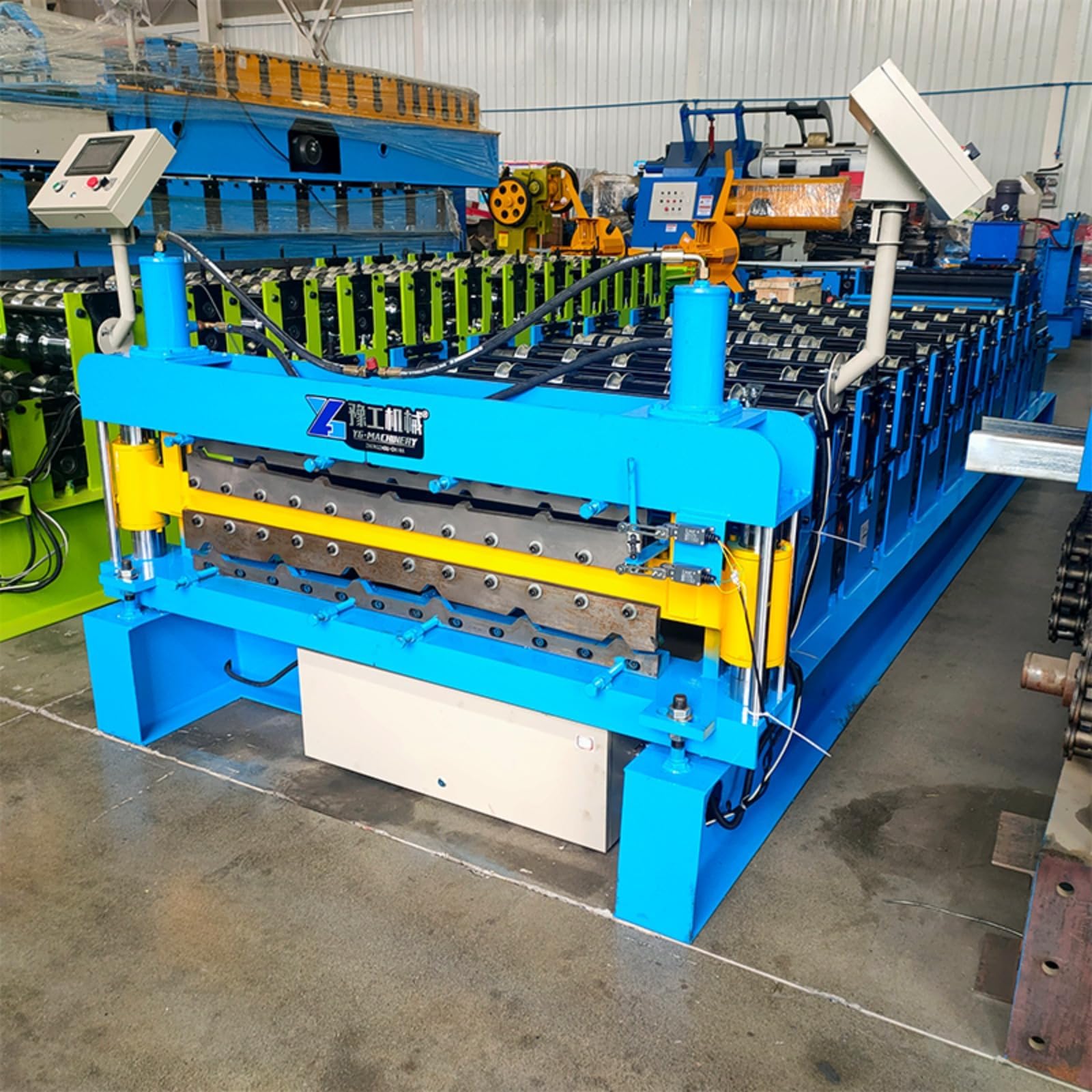 Automatic Roof Sheet Forming Machine | Metal Roof Panel Forming Machine | High Speed Roll Forming Machine for Roofing Sheets – High Strength Metal Roof Tile Forming Machine