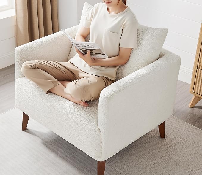 Sillón Plegable Boucle Blanco miniatura 4