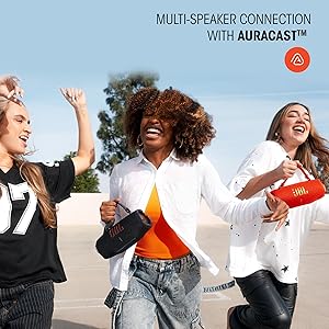 JBL Charge 6 - Portable Waterproof & Drop-Proof Bluetooth Speaker, Bold Pro Sound with AI Sound Boost, 28Hrs of Playtime, Built-in powerbank & Comes with a Sturdy/Removable Carrying Strap (Squad)