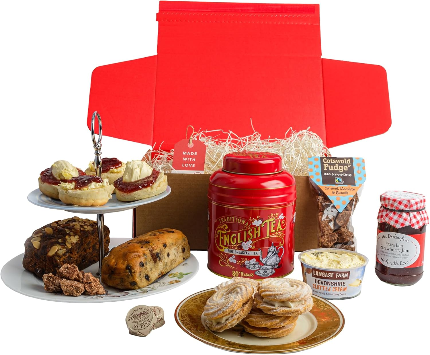 Afternoon Tea Hamper British Gift Hamper Sweat & Savoury Treats