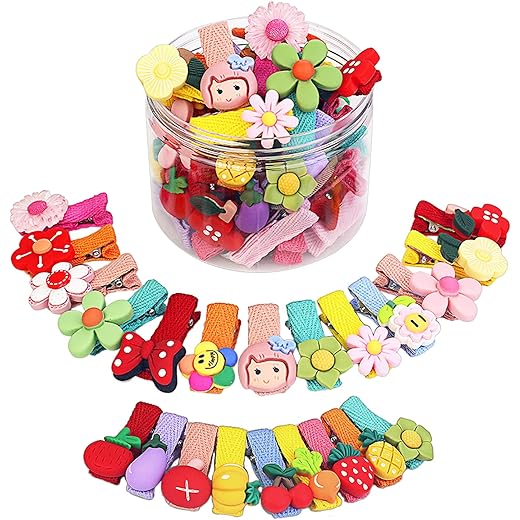 Shining Diva Fashion 26 Pcs Colorful Hair Accessories Hair Clips for Girls Kids Baby Girl Toddlers Women Hairband Hair Band Ties