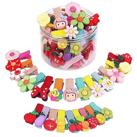 Shining Diva Fashion 26 Pcs Colorful Hair Accessories Hair Clips for Girls Kids Baby Girl Toddlers Women Hairband Hair Band Ties