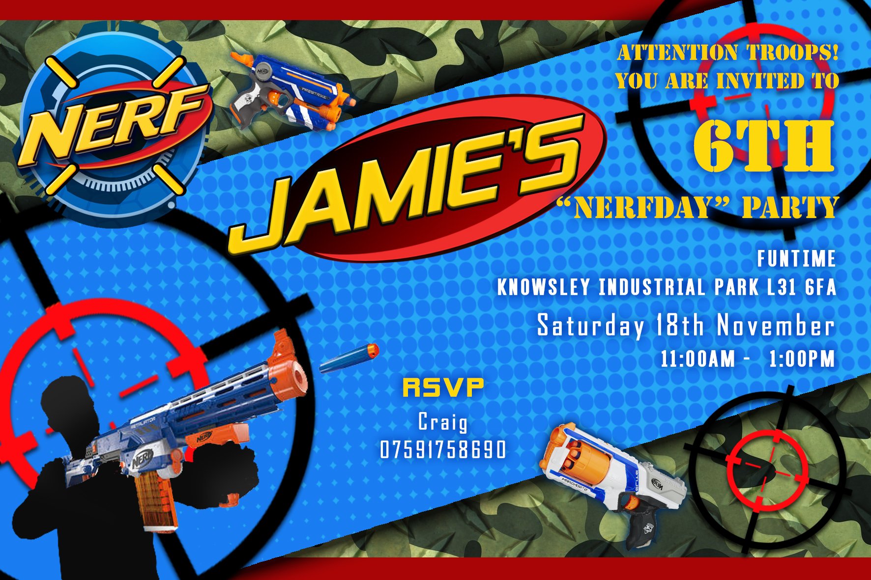 personalised nerf gun