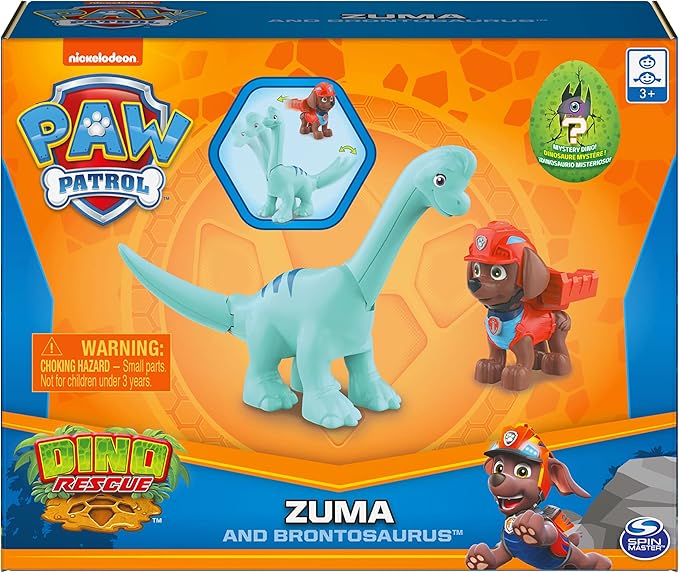 Paw Patrol, Dino Rescue Zuma and 