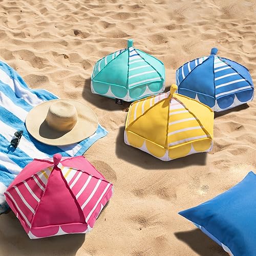 Miniatura 6 de Phantoscope Almohada decorativa con forma de paraguas para exteriores, almohadas impermeables decorativas para muebles de patio al aire libre,