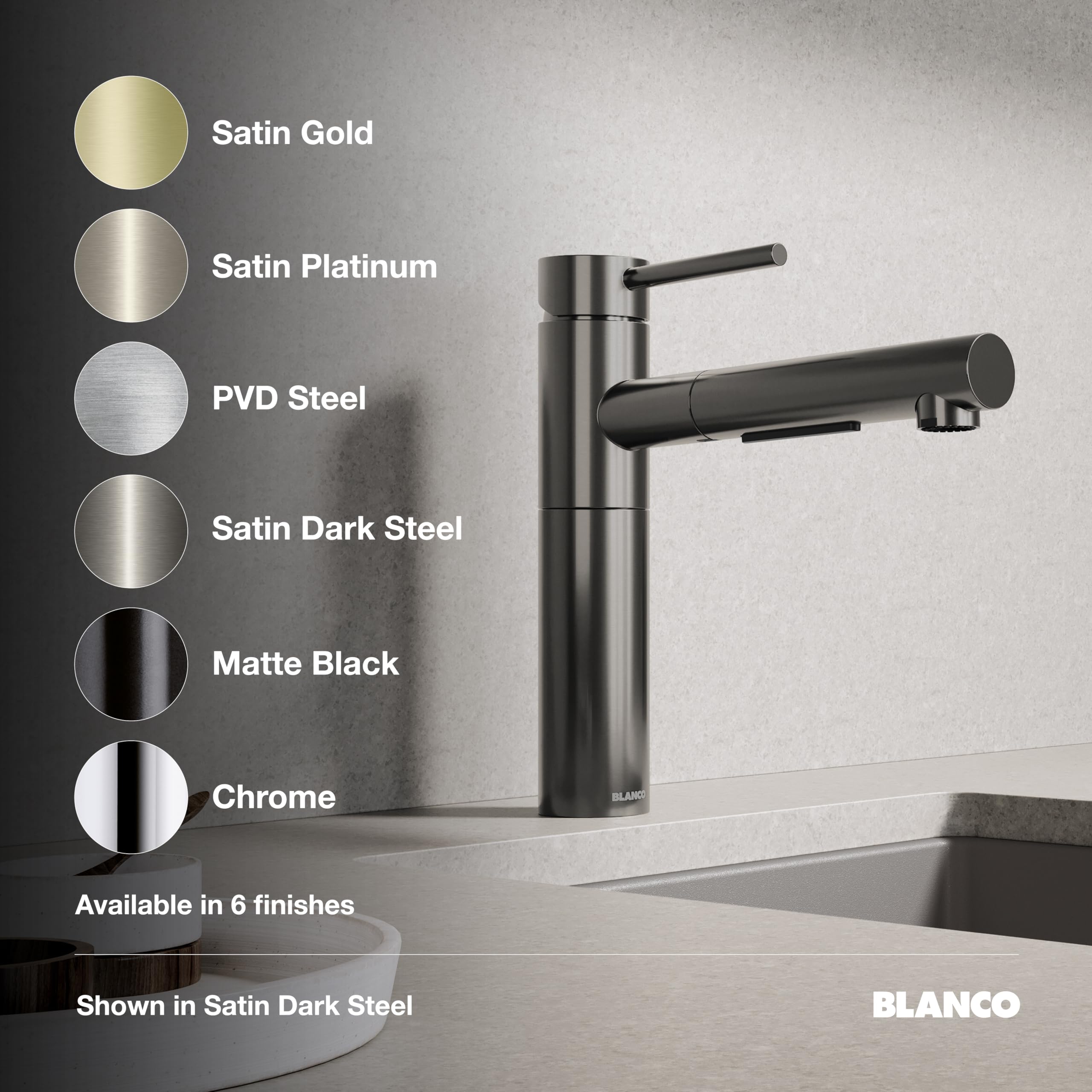 Blanco 527560 Alta II Low Arc Pull-Out Kitchen Faucet - 1.5 GPM