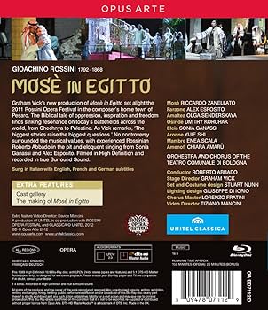 その他 Rossini: Mose in Egitto [Blu-ray] [Import] i8my1cf Amazon.com: Mosè in Egitto (Rossini Opera Festival 2011