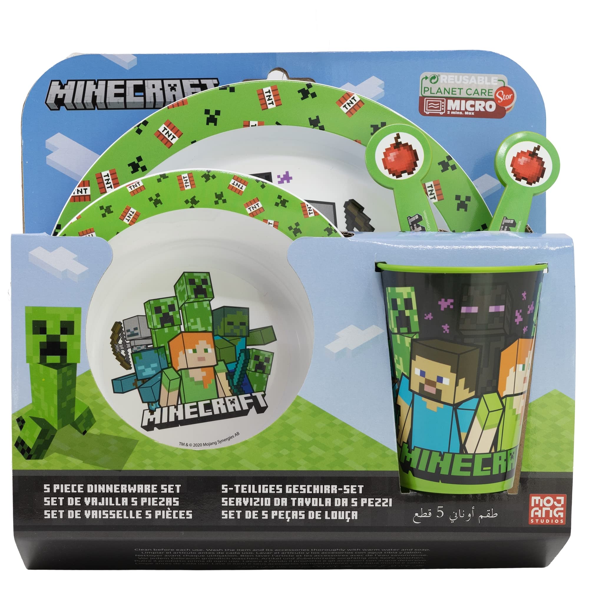 Zestaw 5 szt. MICRO KIDS MINECRAFT Stor