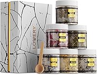 LOVERY Epsom Bath Salts Gift Set for Women - 6 Luxury Scents: Lavender, Eucalyptus, Lemon Basil, Coconut, Tea Tree, Honey Almond - Self Care Spa Kit