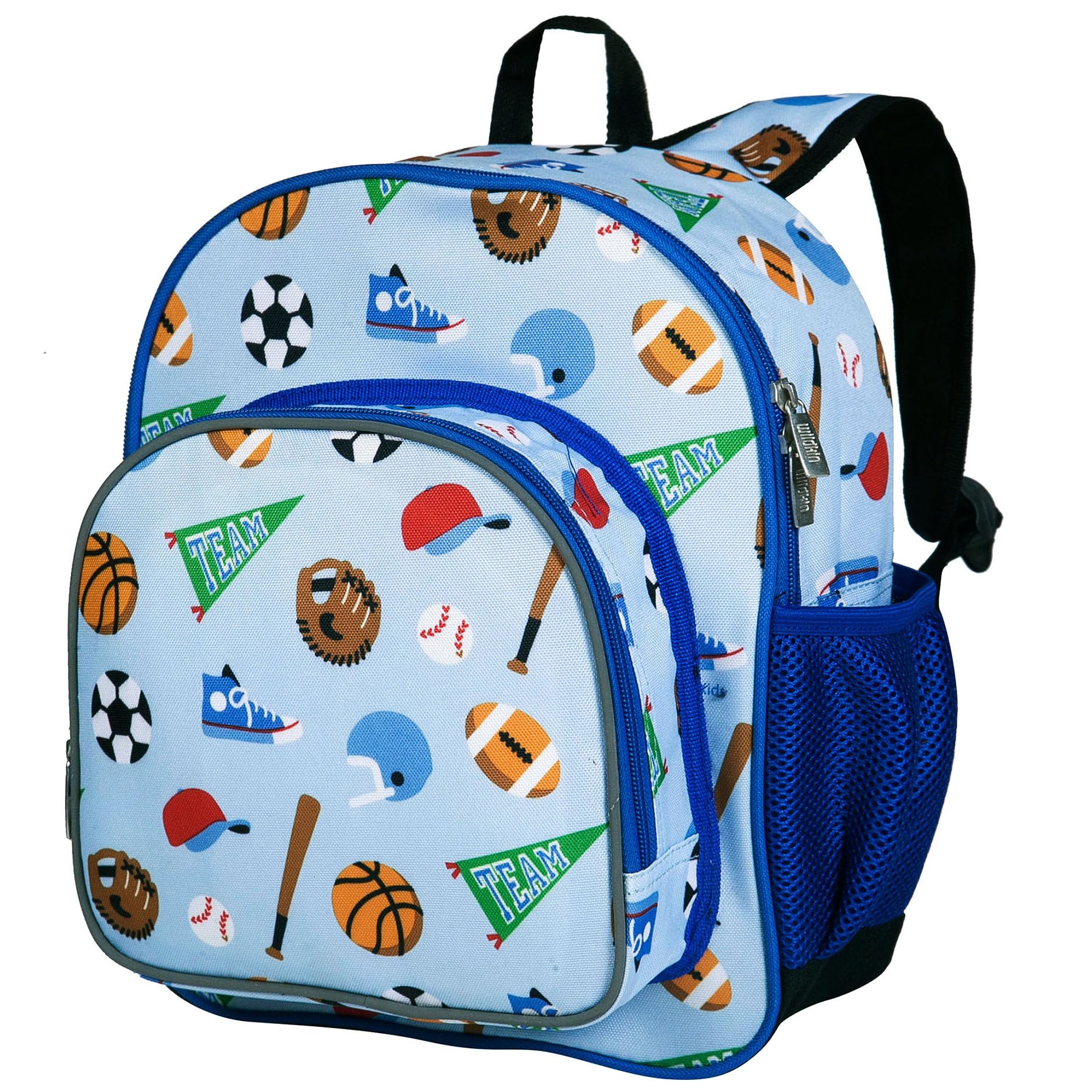 Wildkin 12-inch Kids Backpack – Padded, Adjustable, Ideal for Daycare & Travel - Game On
