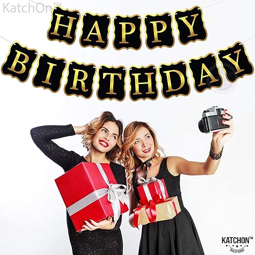 Miniatura 5 de Globos de construcción gigantes de aluminio para fiestas, globos de construcción de camiones de 32 pulgadas Cartel de feliz cumpleaños negro