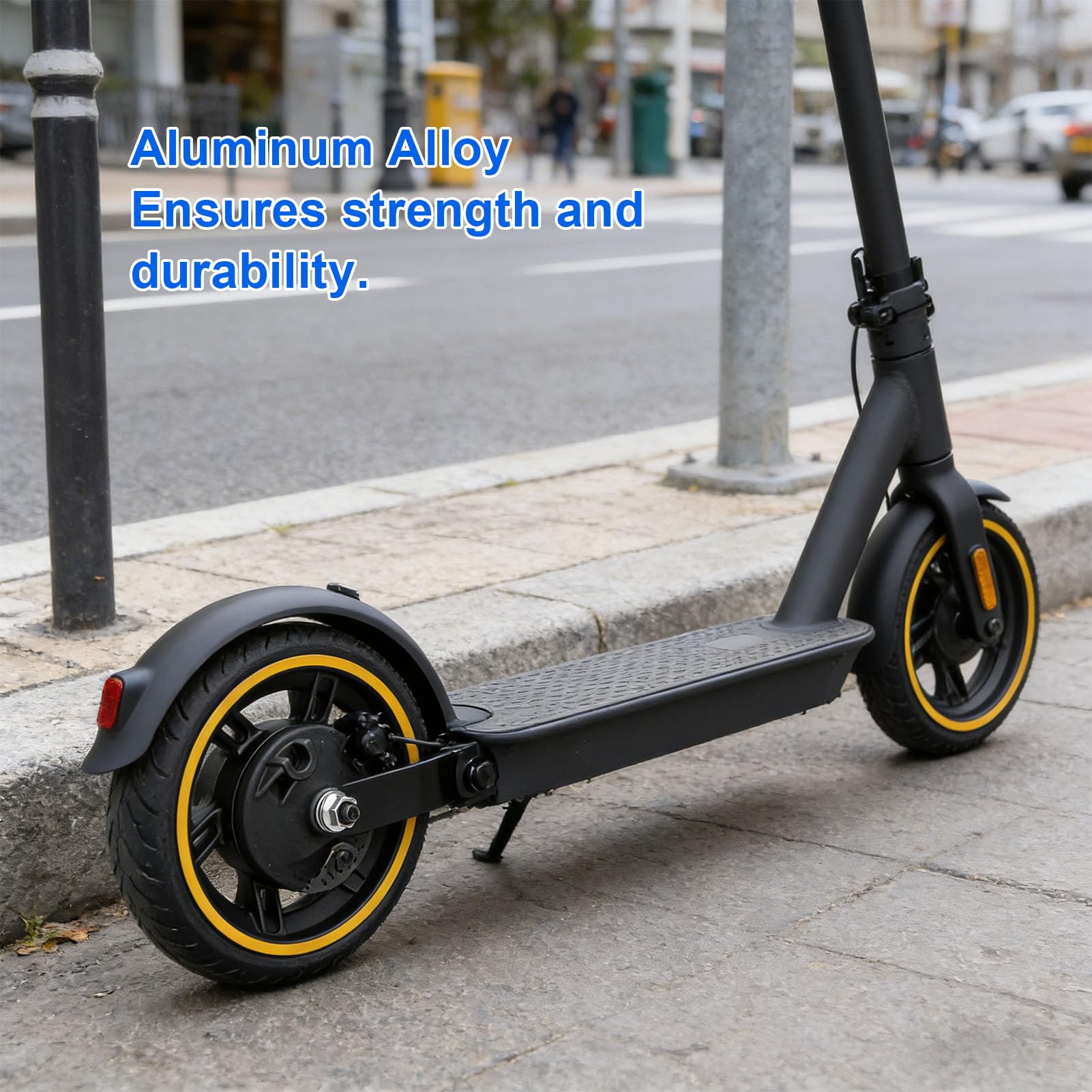 cubo Ruota Anteriore per Scooter Elettrico 10 Pollici 60/70-6.5 | Cerchio in lega di alluminio resistente con freno a tamburo per pneumatici per scooter elettrici da 10 pollici