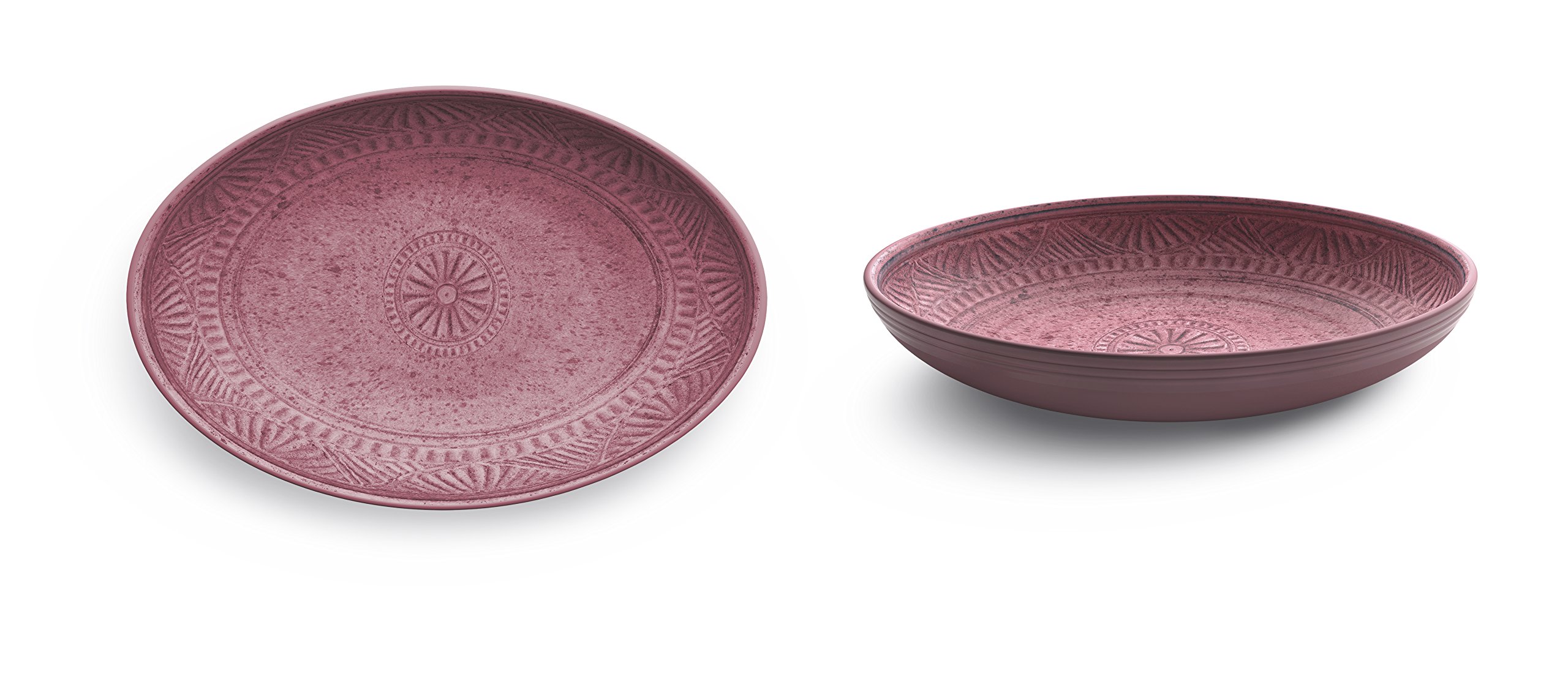 Touc-Mel Risottiera ovale Mono Magenta cm 33x22.5x6.5