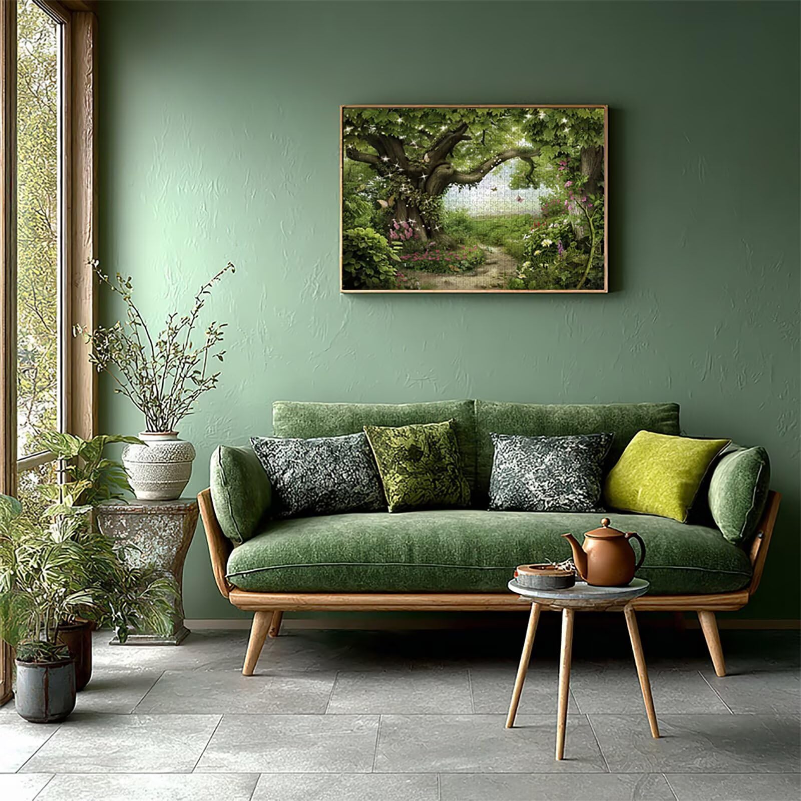 Pianta Puzzle 5000 Pezzi Adulti, Albero Puzzle Legno con Scatola 156x105cm, Idea Regalo Uomo e Donna, Divertimento Per Adulti, per Gioco Familiar, Giochi di Sfida, Squisita confezione Regalo, K-2674