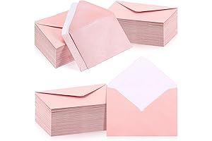 Outus Pink Mini Envelopes for Cards and Invitations