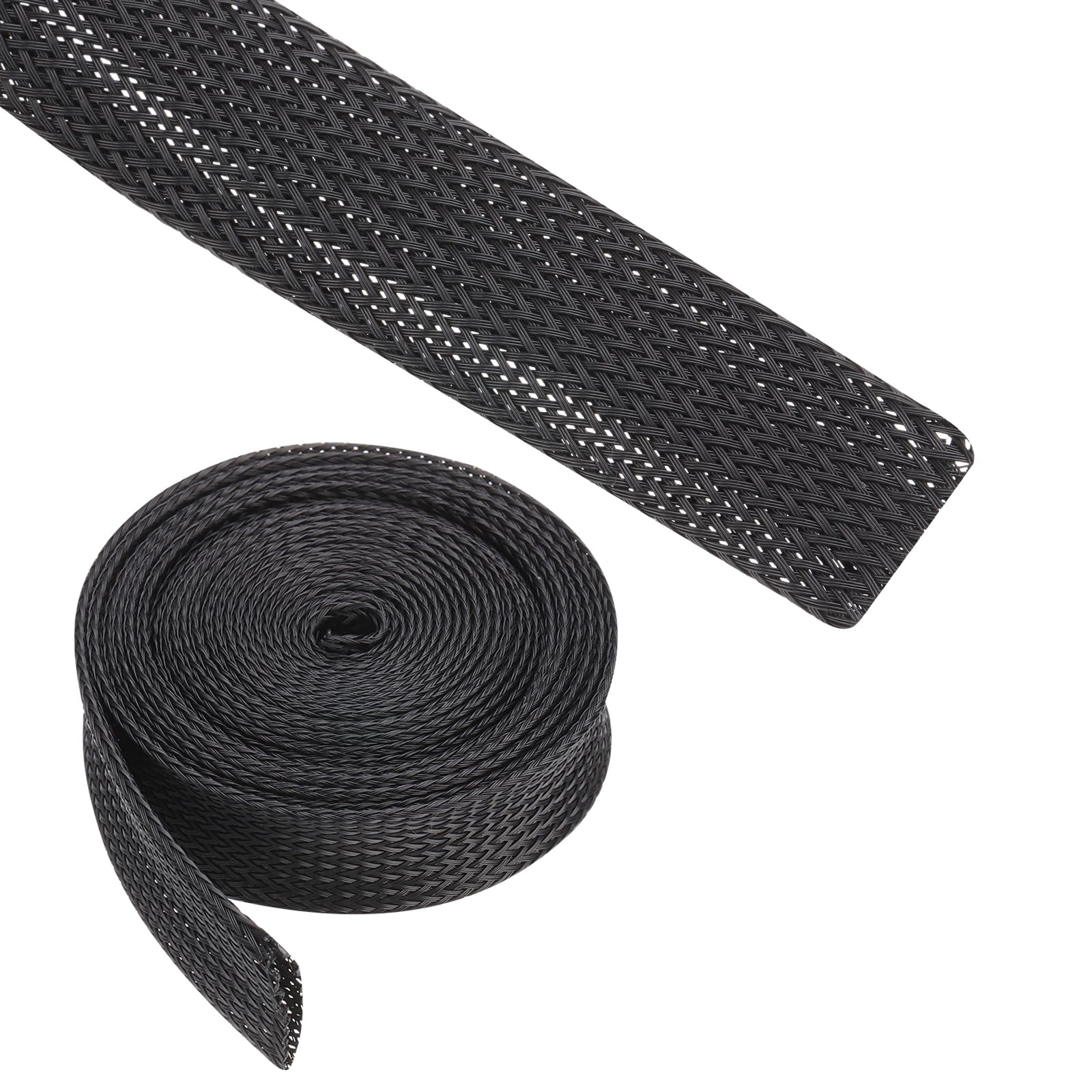 Rebower 10ft PET Expandable Wire Loom 1 Inch