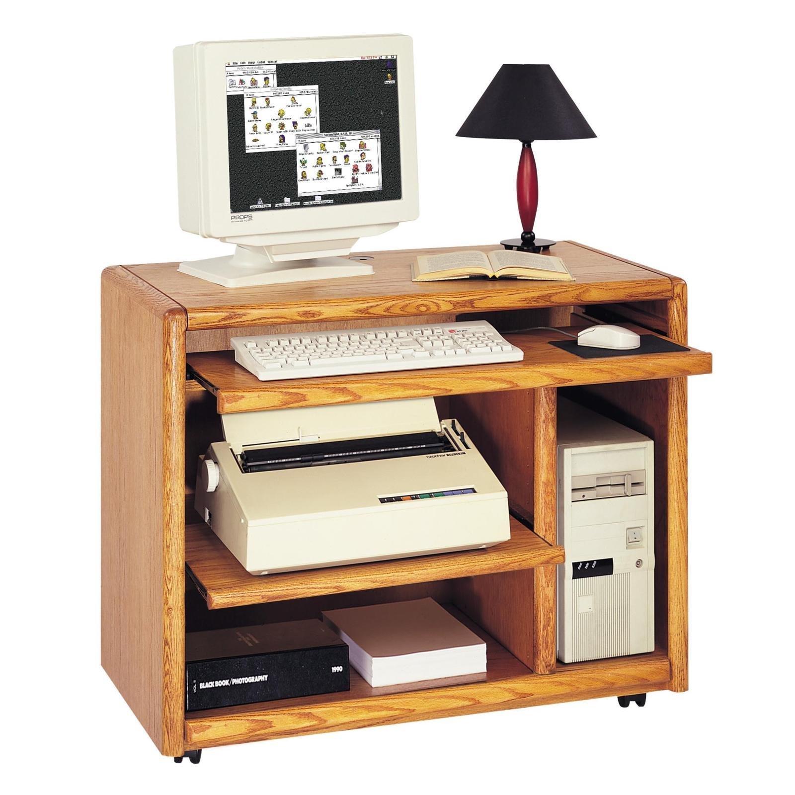 Martin Furniture Contemporary Computer Cart, Fully Assembled