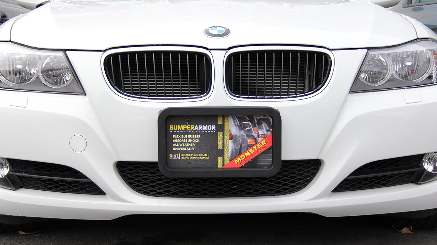 Heavy Duty Front Bumper Guard. Biggest & Toughest Flexible Rubber Front Bumper Protector !… (Monster)